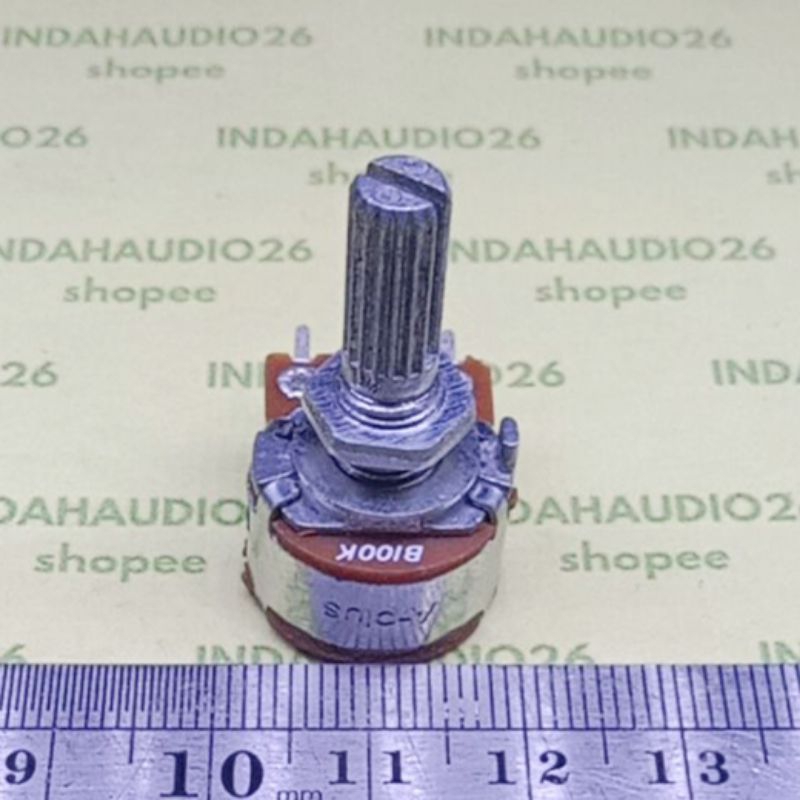 A plus B100K สเตอริโอ 6pin potentiometer 100k variable resistor B 100k b100 k 6 พินสเตอริโอ 6 ขา pot