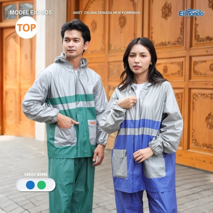 เสื้อกันฝนชุดใหม่รวมกัน905 ชุดเอลมอนโด้