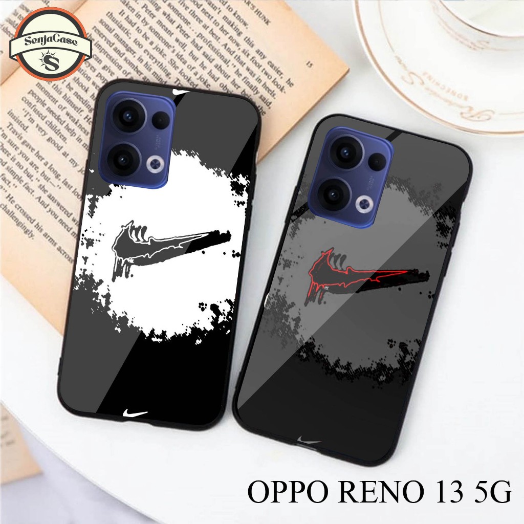 HP SENJACASE SOFTCASE GLASS TYPE 0PP0 RENO 13 5G ใหม่ล่าสุด - Silicone - เคสเคลือบเงา - เคส - ล่าสุด