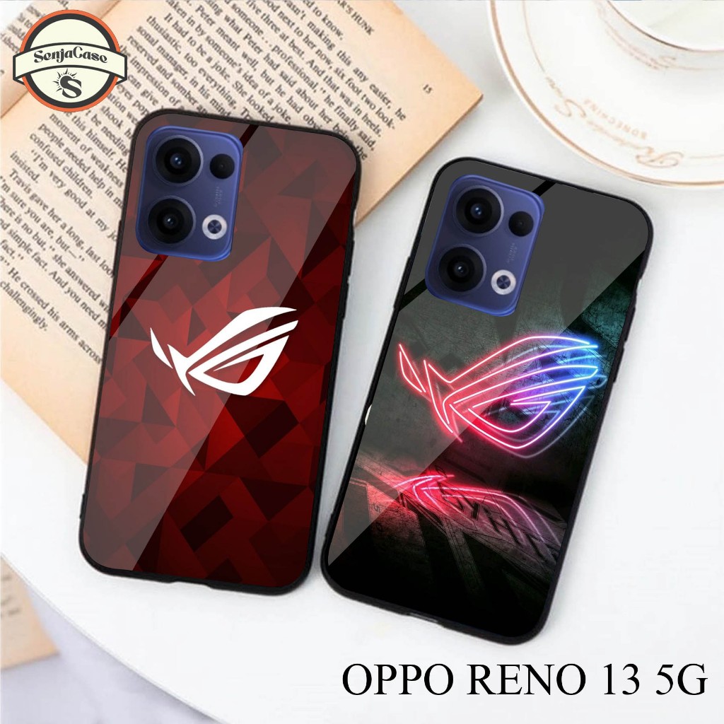 HP SENJACASE SOFTCASE GLASS TYPE 0PP0 RENO 13 5G ใหม่ล่าสุด - Silicone - เคสเคลือบเงา - เคส - ล่าสุด
