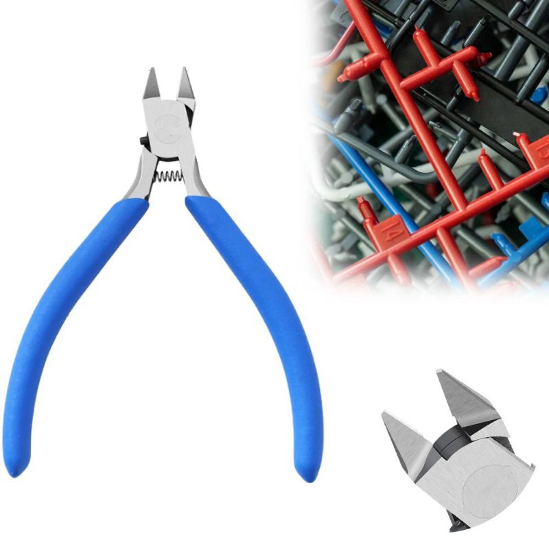RUITOOL Gunpla Nipper Plier คีมตัดขนาดเล็กพลาสติกขอบเดี่ยว - RT12 - สีฟ้า
