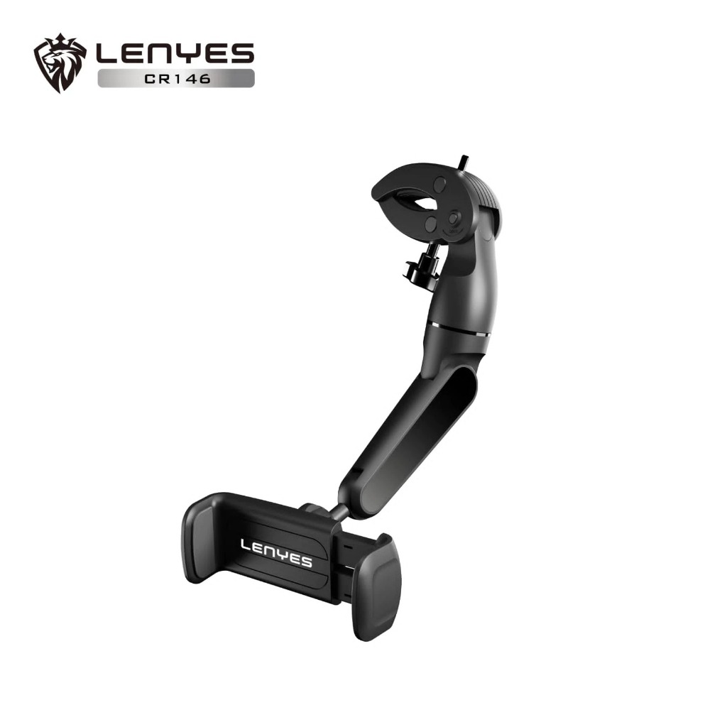HP LENYES CR146 ที่วางโทรศัพท์ในรถยนต์สากลสําหรับกระจกมองหลังรถยนต์และที่วางโทรศัพท์มือถือที่แข็งแกร
