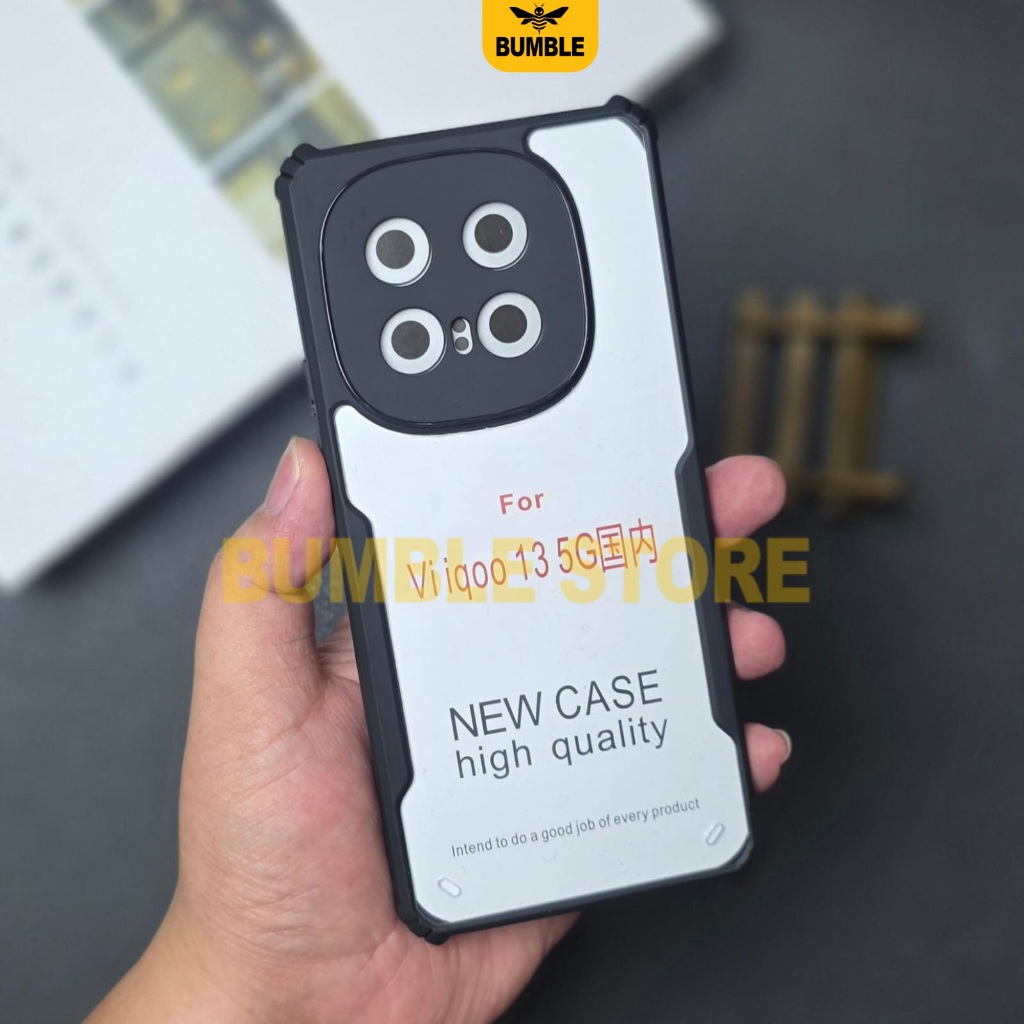 IQOO 13 Case Fusion Armor กันกระแทกโปร่งใสปลอกพรีเมี่ยม iQOO 13