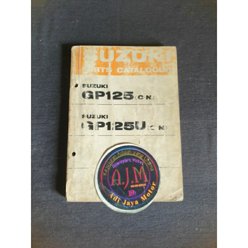 หายาก Suzuki Gp125 Gp125N Gp125C Copian Catalog Part Book