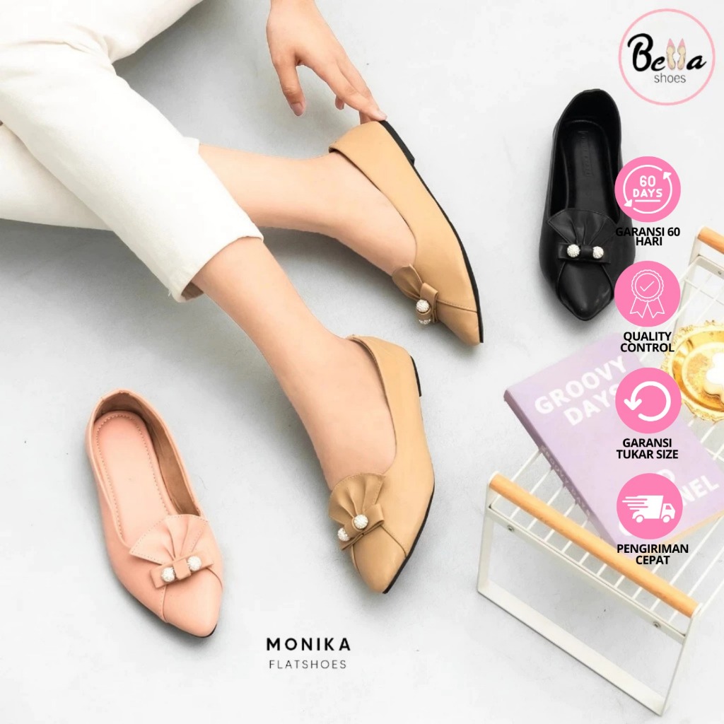 Bellashoesjkt Monika Flatshoes รองเท้าลําลองทุกวัน