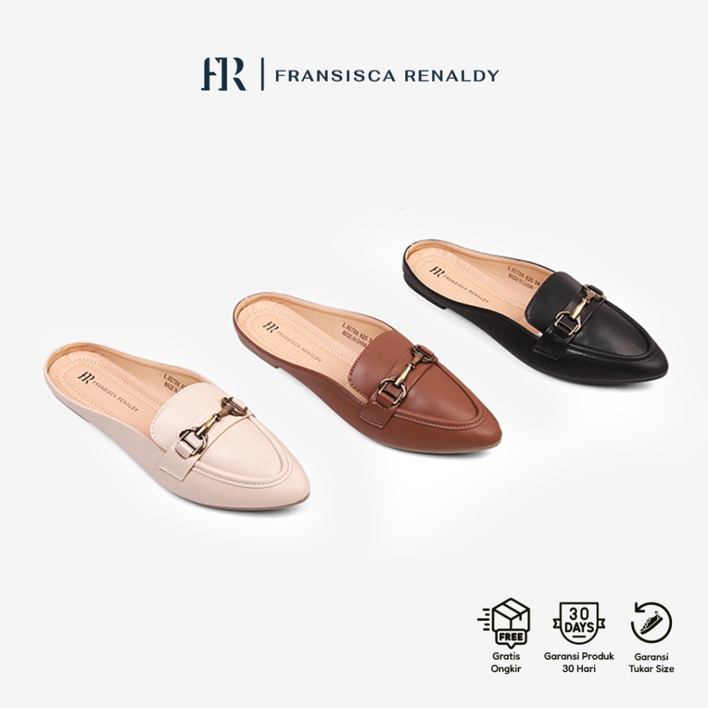Fransisca Renaldy Womens Bustong Mules Shoes L.Retha