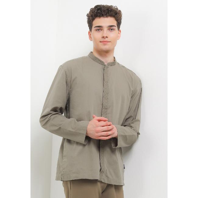 เสื้อเชิ้ตผู้ชาย KEMEJA Hush Puppies Kk Izmir Olive