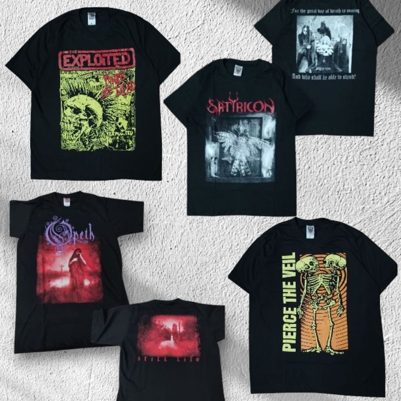 เสื้อยืด Satyricon OUTER BAND • Opeth • ความหมดอายุ • Pierce The Veil • H2O • Joy Dividsion | มีส่วน