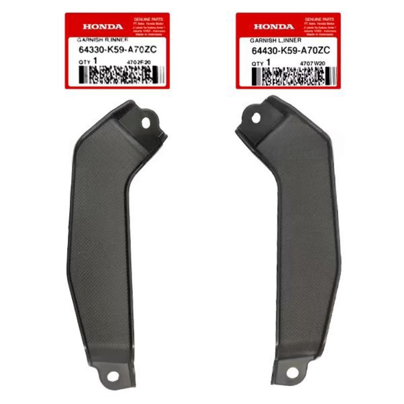 64330-K59-A70ZC 64430-K59-A70ZC ด้านหน้าด้านใน Garnish ขวาซ้าย Vario 125 150 Led 2018 - 2022