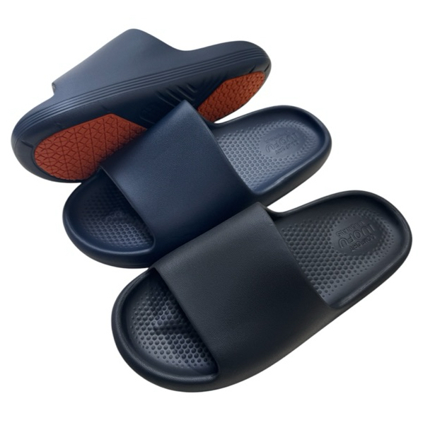 LUOFU Eva Rubber Jelly Kokop Sandals Orange Base E6242M [F]