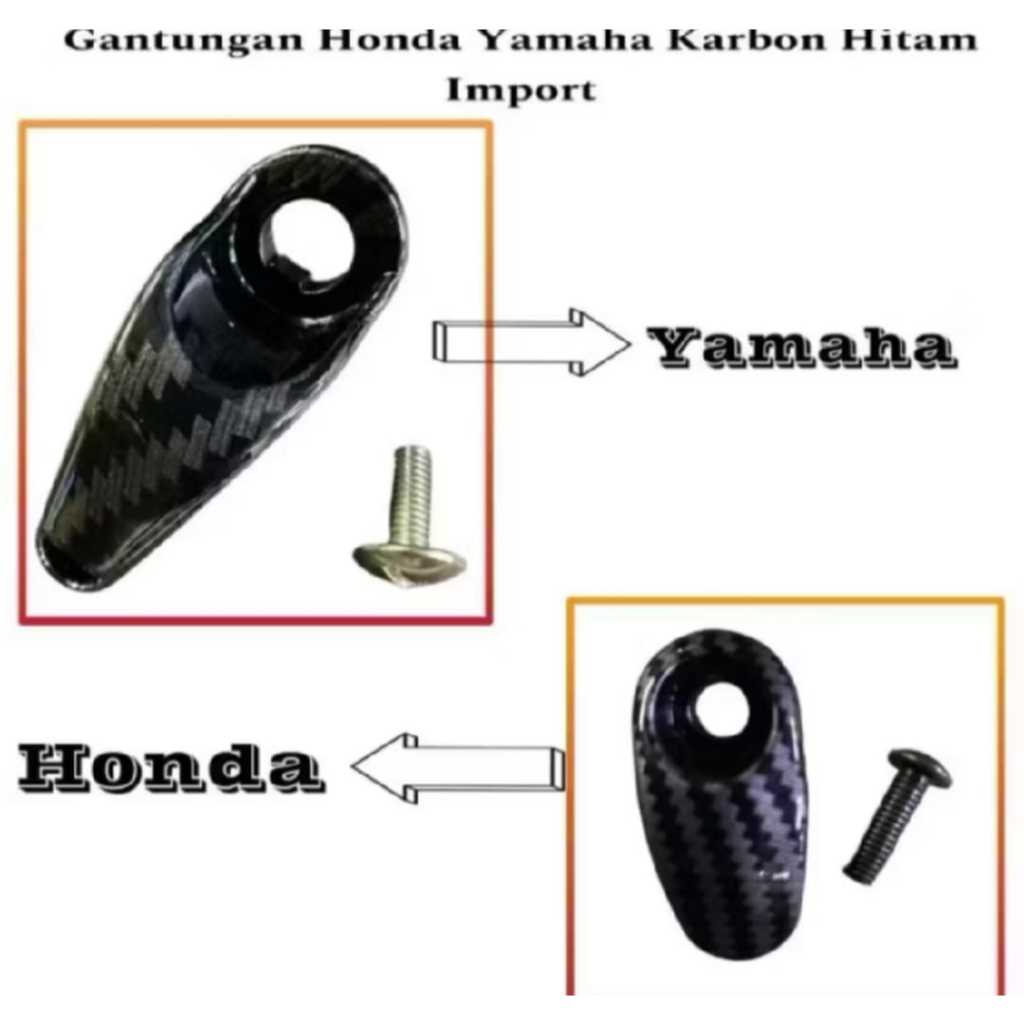 GANTUNGAN Universal Honda Yamaha Carbon Goods Hanger Mio M3 Nmax Aerox Lexi Hook Beat Vario Scoopy