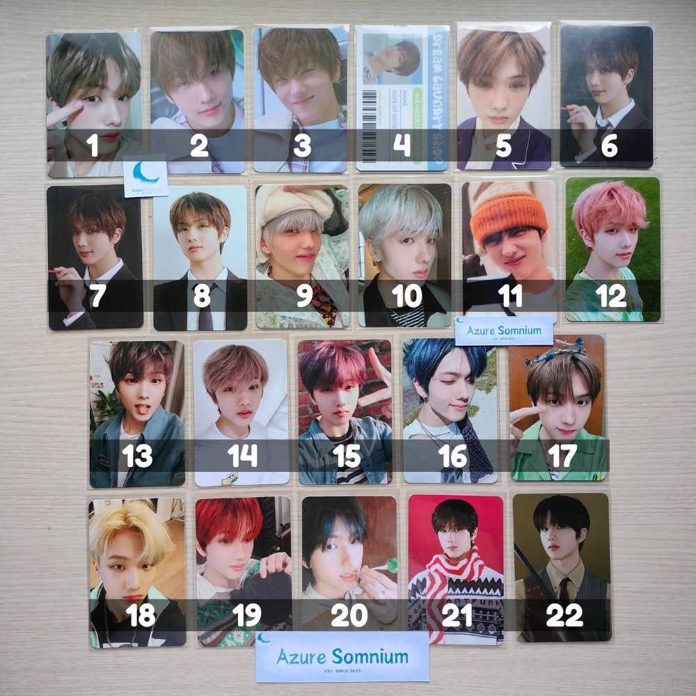 [BONUS POLAROID] Jisung NCT Dream Photocard อย่างเป็นทางการ / All About Jisung / Official / Original