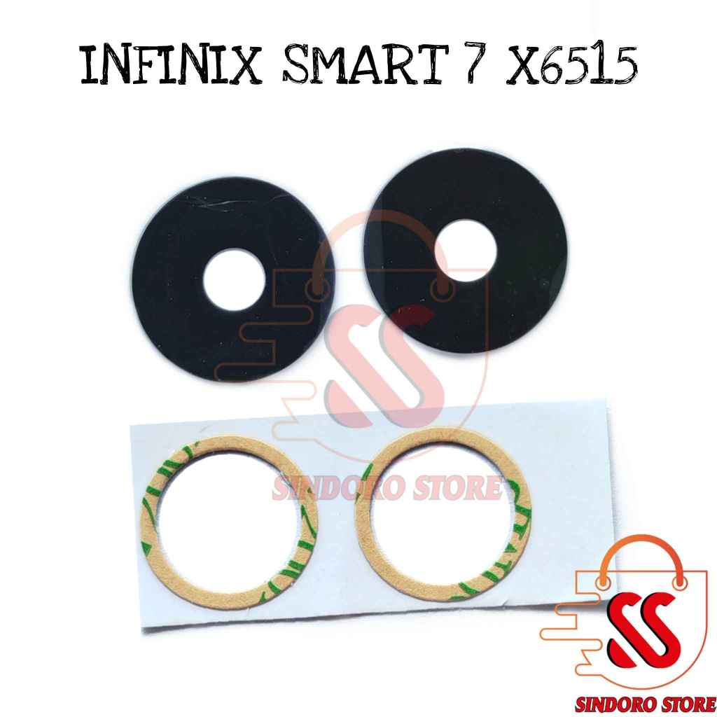 เลนส์กล้องกระจกกล้องหลัง Infinix Smart 7 X6515 เท่านั้น
