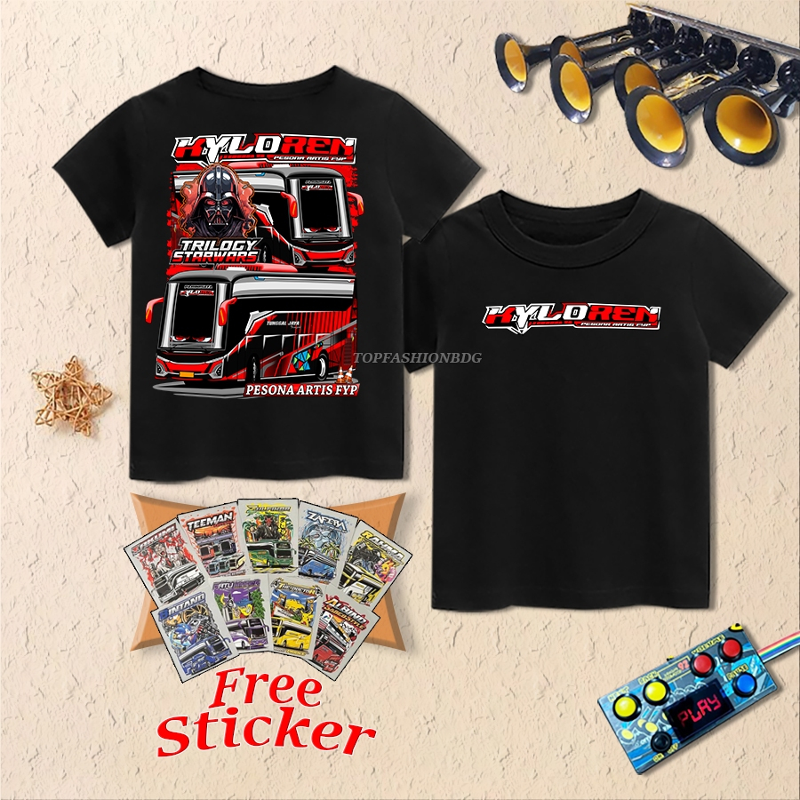 KYLOREN Jetbus 5 Bus เสื้อยืด, Bus Mania Vector เสื้อสําหรับเด็กผู้ชาย, Tellet Bus 1-17 ปี