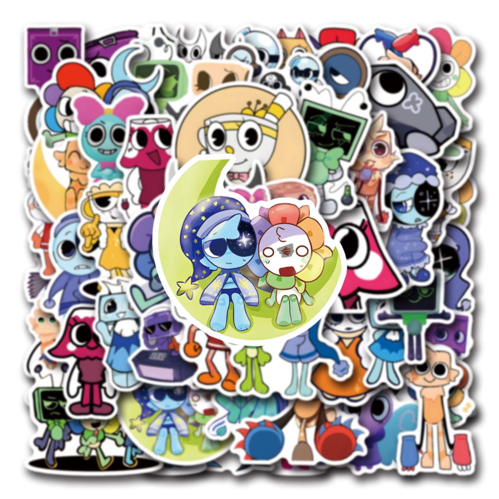 DANDYS WORLD Roblox สติ๊กเกอร์ชุด 30 ชิ้น ASTRO TISHA GOUB BOXTEN COSMO DANDY VEE สติ๊กเกอร์