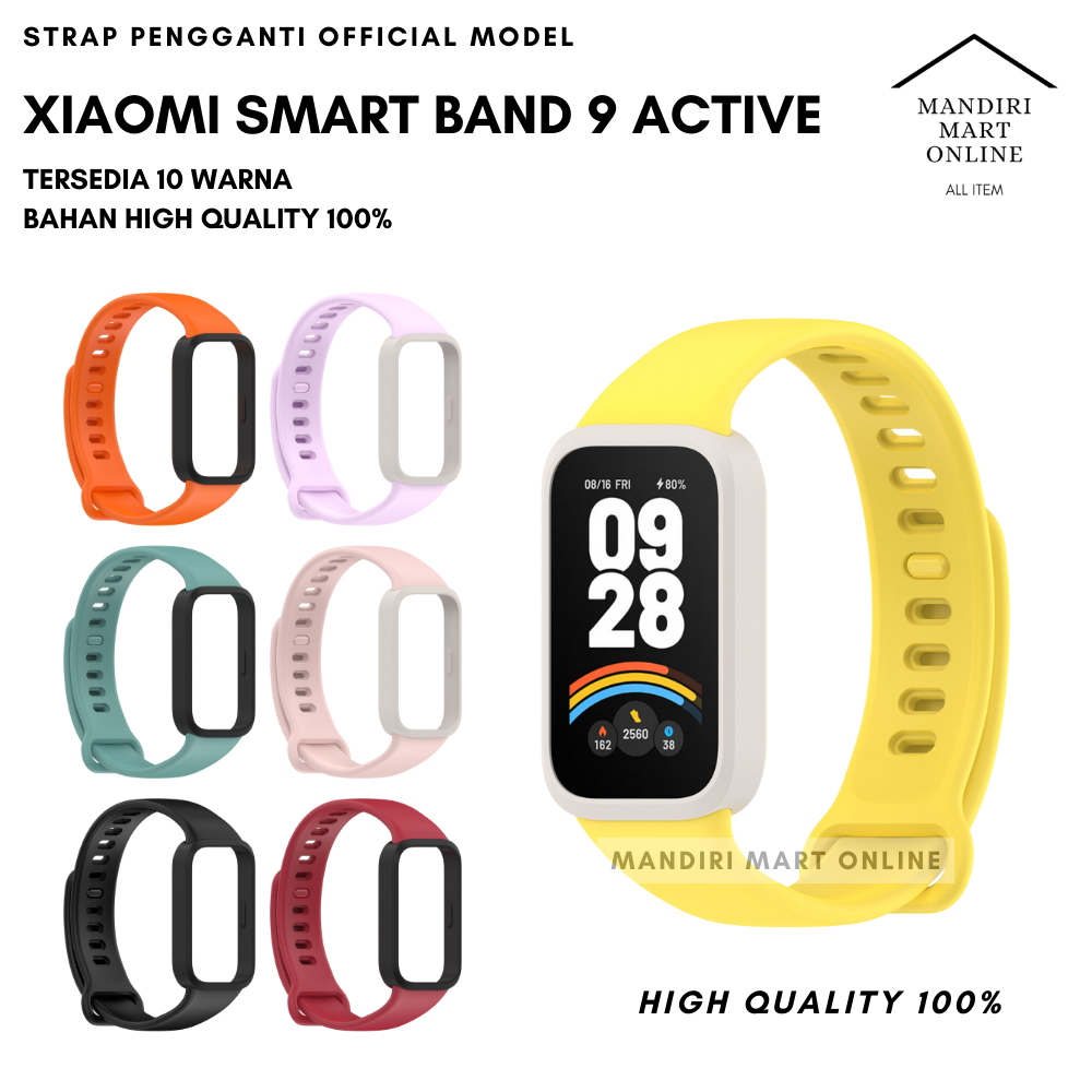 Xiaomi Smart Band 9 Active Silicone Strap / Xiaomi Smartband 9 Active Official Replacement Strap Col