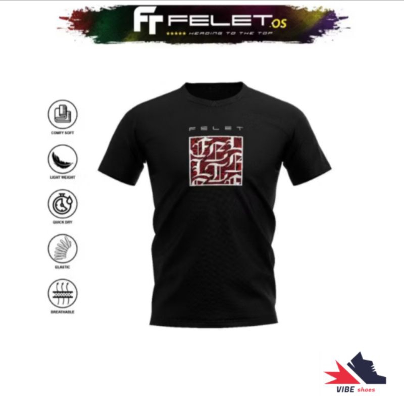 Felet H71 BADMINTON GRAPHIC T-SHiRT- ไม้แบดมินตันของแท้ SHiRT