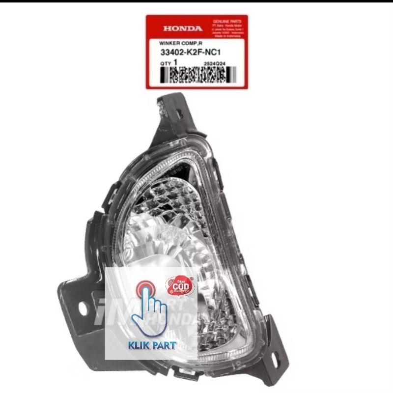 33402-K2F-NC1 โคมไฟไฟเลี้ยวหน้าขวา scoopy K2FP