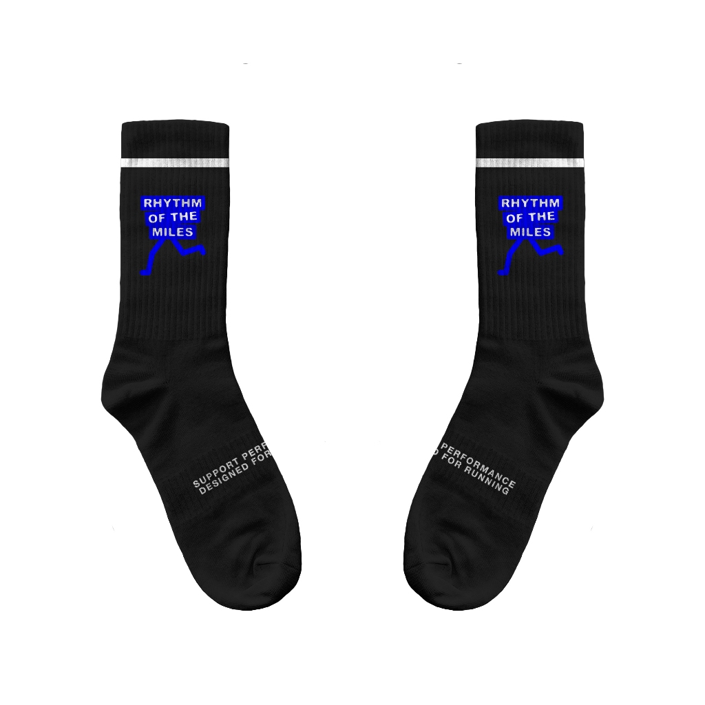 HLWN Running ถุงเท้าผู้ใหญ่ สีดํา - ชุ่มชื่น