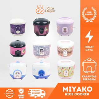 Miyako Magic Com MCM PSG 0.6L,1.2L, 1.8L Rice Cooker Miyako Warmer Penanak Nasi Anti Lengket 3 IN 1 GARANSI RESMI - RD
