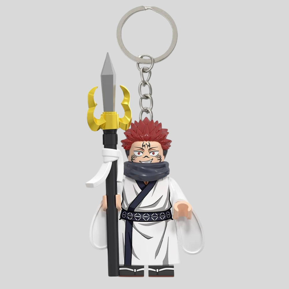 GANTUNGAN LEGO พวงกุญแจ สุคุนะ | พวงกุญแจ LEGO Sukuna | ซีรีส์ Jujutsu Kaisen