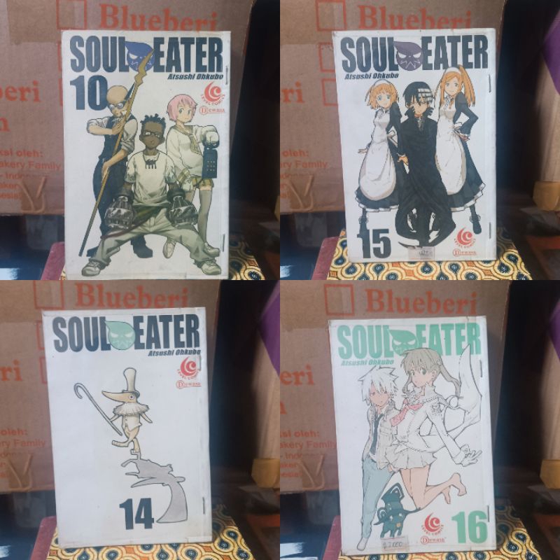 การ์ตูน Soul Eater 10,14,15,16 วาด / การ์ตูน Soul Eater vol 10,14,15,16