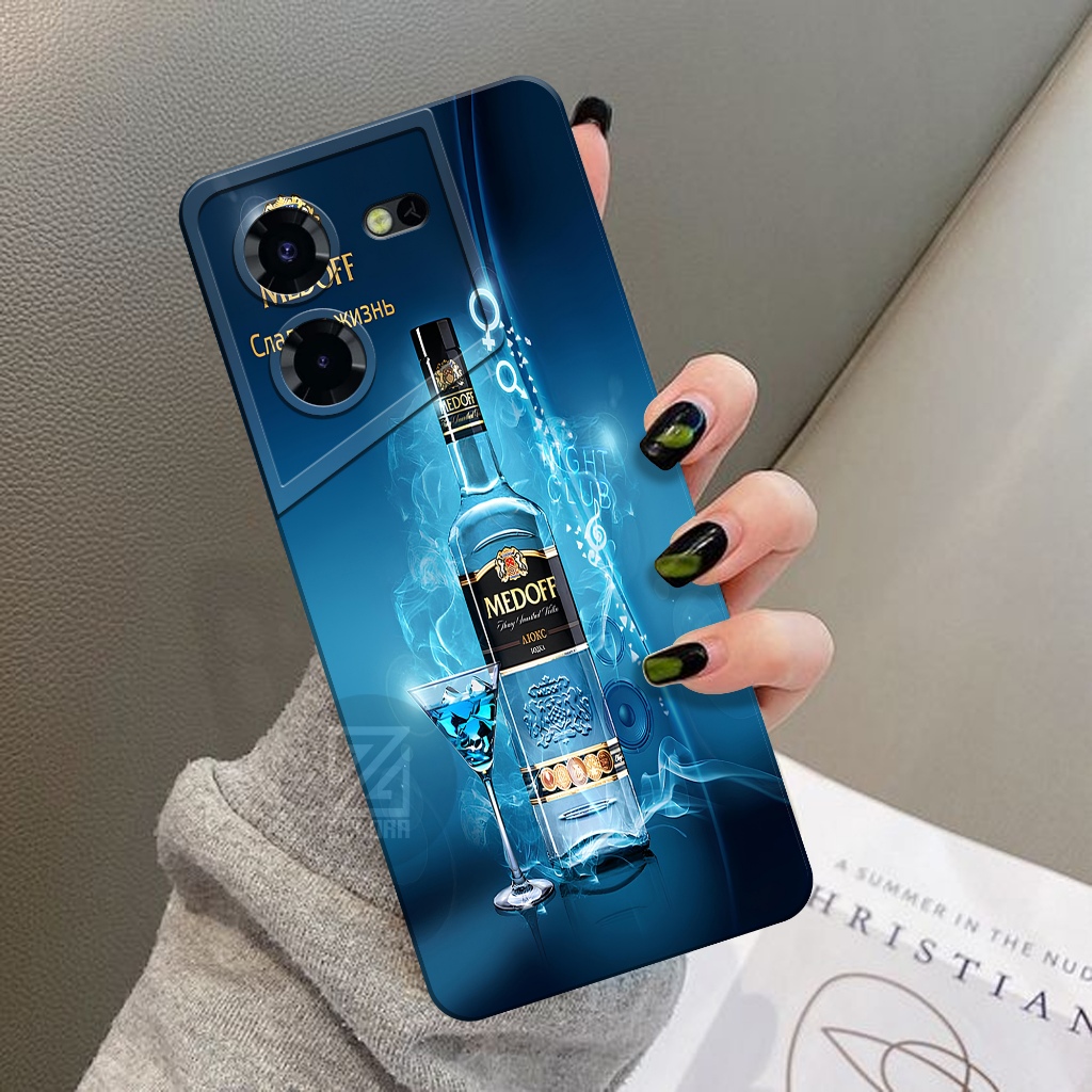 เคส HP Tecno Pova 5 - เคสเครื่องดื่มแฟชั่น - ZELORA - Tecno Pova 5 Softcase - เคส Tecno Pova 5 - เคส