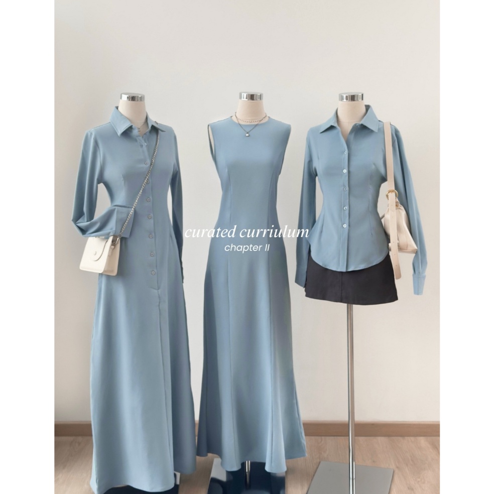 CODE B49S Kadaka Couple Group Family Outfit Maxi Dress and Fit Shirt Curriculum Collection Chapter I