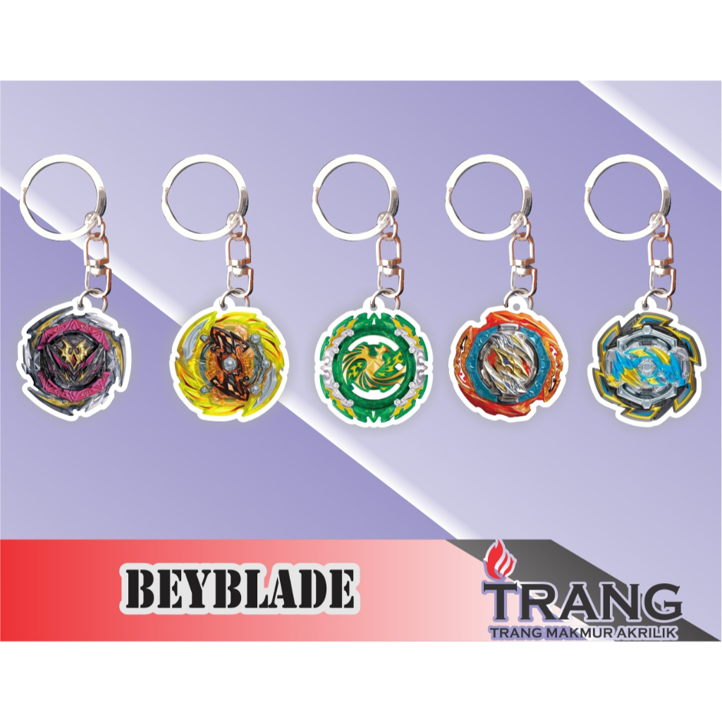 GANTUNGAN Beyblade พวงกุญแจอะคริลิค / พวงกุญแจอะคริลิค Beyblade
