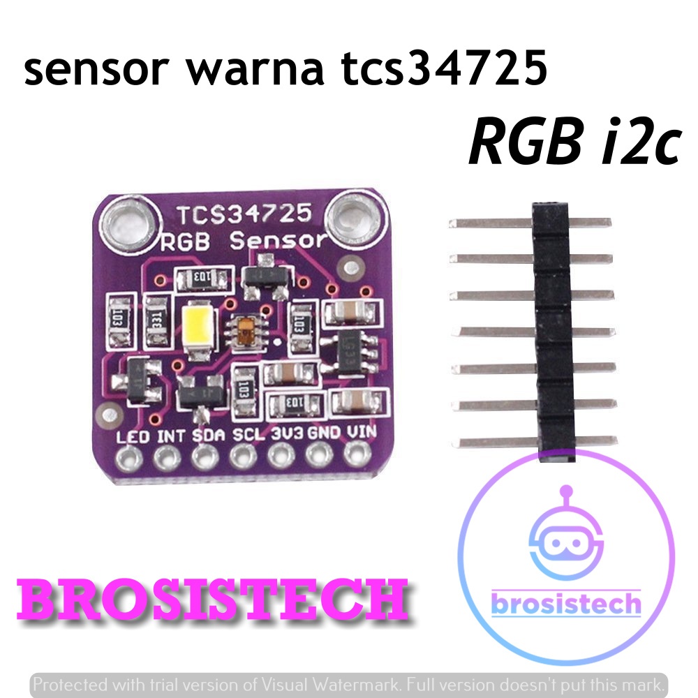 TCS34725 Color Sensor โมดูลบอร์ดพัฒนาเซ็นเซอร์สี RGB