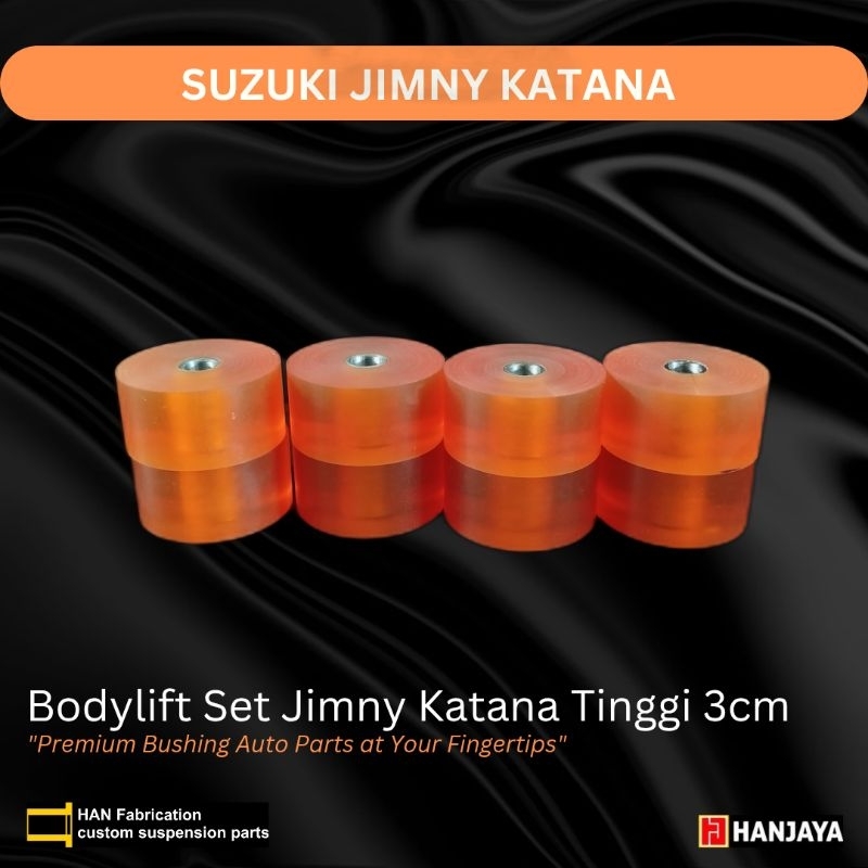 SUZUKI Bodylift 3ซม.Suzuki Katana Jimny Body Riser Katana Jimny Jakkrik ความสูง 3ซม.