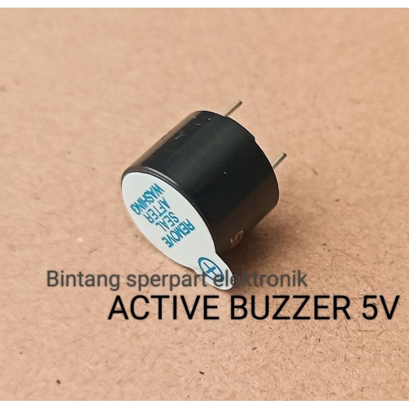 ACTIVE BUZZER 5V ACTIVE BUZZER 5VOLT ACTIVE PIEZO BUZZER 5V TONE SOUND ลําโพงระดับเสียง 5 โวลต์