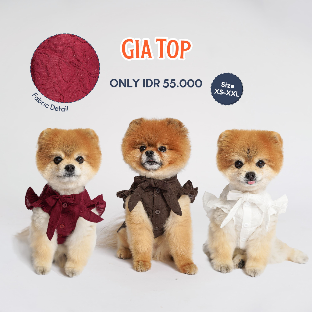 Pawlovin - Gia Top Dog & Cat Clothes