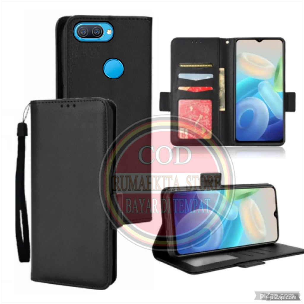 HP OPPO FLIP A11K/F9/A12/A5S เคสหนัง PREMIUM-FLIP WALLET CASE LEATHER- WALLET CASE WALLET CASE WALLE