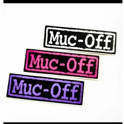 สติ๊กเกอร์ Moto GP Moto 2 และ Moto 3 sponsor Muc-Off ขนาด 9x3cm