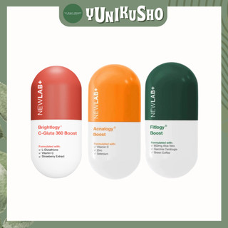 NEWLAB CAPSULE Brightlogy C-Gluta 360 Acnalogy Fitlogy Boost Glutathione Drink for Body Whitening