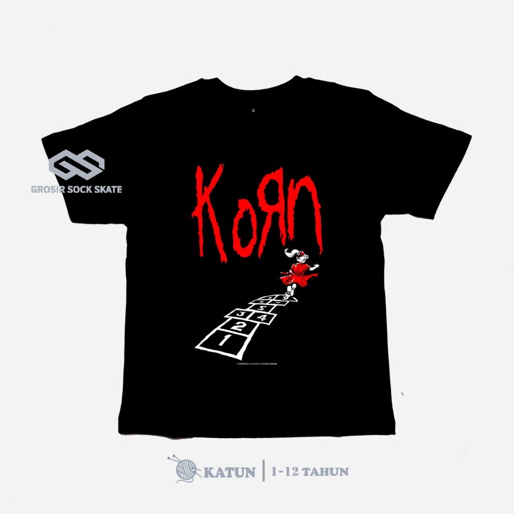 CHILDRENS BAND T-SHIRTS/ เสื้อยืด KORN MUSIC AGE 1-12 ปี