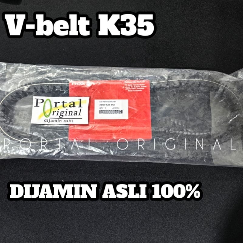 V-Belt K35 Original AMM 100% Original Vario 125 ESP K2V K60 K60R เฉพาะชุด Van V เข็มขัด 23100 K35 BA