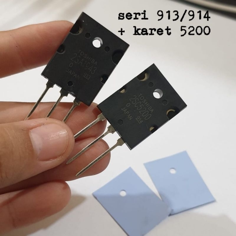 ทรานซิสเตอร์ a1943/c5200 เดิม,1943/5200 เดิม LOT 913 914 + RUBBER 5200