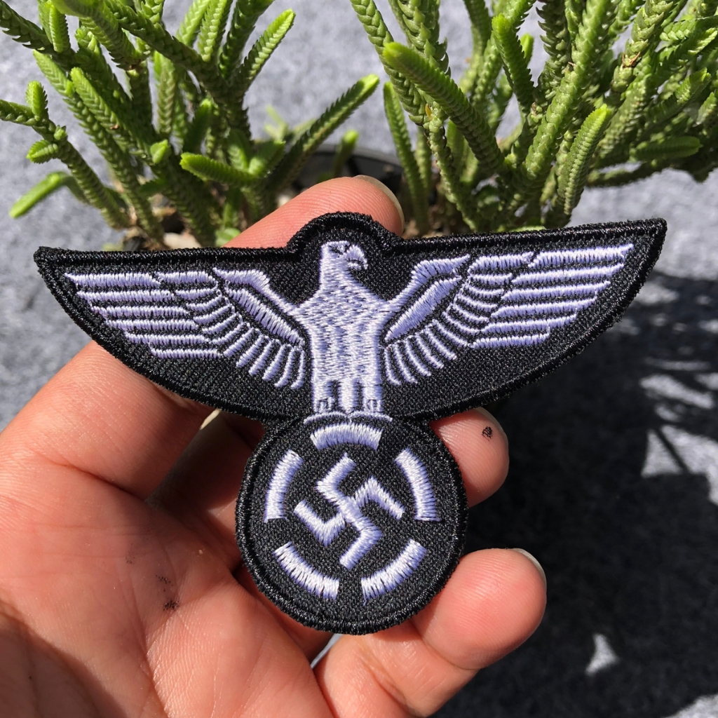Patch N4z1 Eagler Wolvd WW2 Knick-Knick Knick-knacks อุปกรณ์เสริมสําหรับสงครามโลกที่สอง