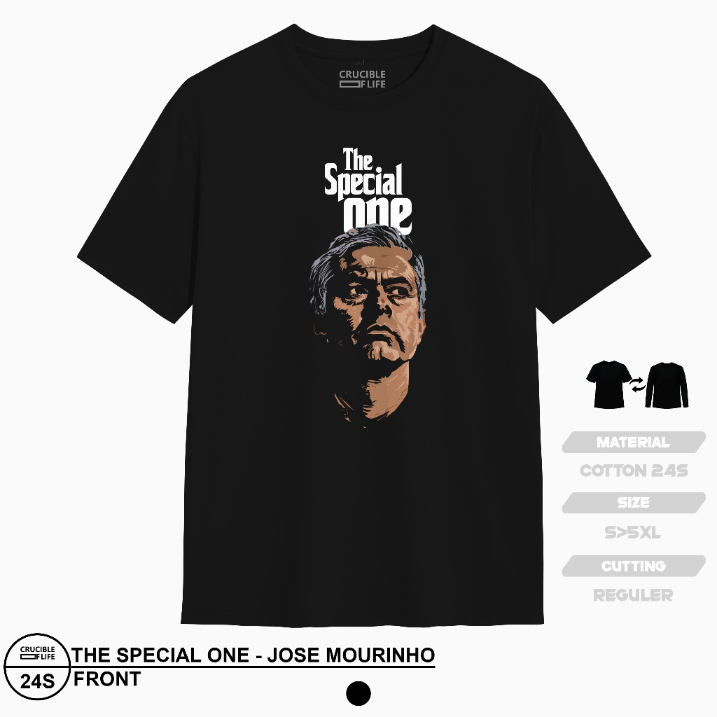 KATUN THE SPECIAL ONE JOSE MOURINHO เสื้อยืด COACH FOOTBALL สําหรับผู้ชายและผู้หญิง, ผ้าฝ้ายปกติ 24S