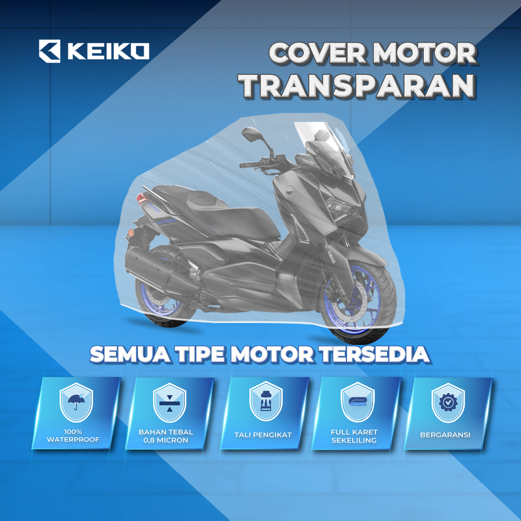 รถจักรยานยนต์กันน้ําโปร่งใสผ้าห่ม (XL) CB150R Forza TMAX ราศีพิจิก D-Tracker SH150i YZF R25 XMAX CRF