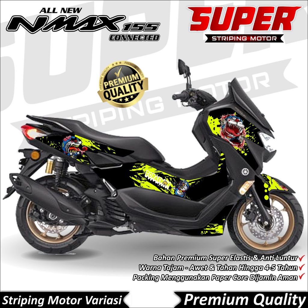 Nmax New 2020 - 2022 สติ๊กเกอร์ Anti-Fade Cool Nmax New 2020 - 2022 Striping Yamaha Nmax New 2020 - 