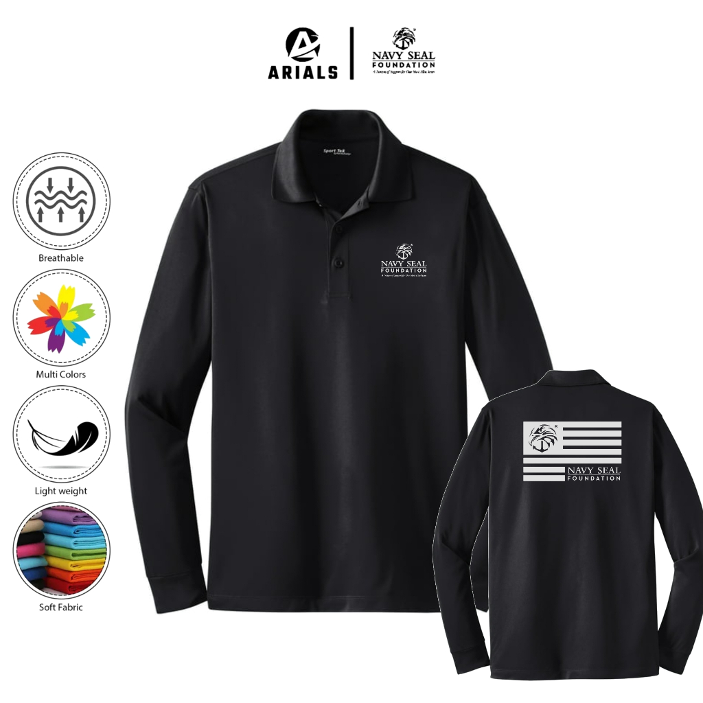 เสื้อโปโล Arials Navy Collar Seal Foundation