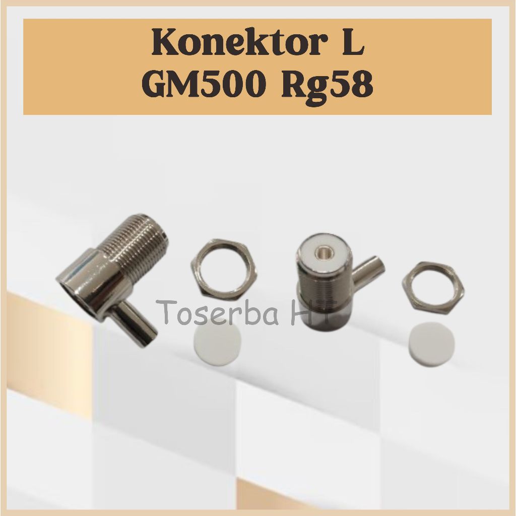 การเชื่อมต่อขั้วต่อ L RG8 GM500, GM 500 RG8 วงเล็บขั้วต่อความยาว feat ขายึดเสาอากาศ HT, รถยนต์, รถจั