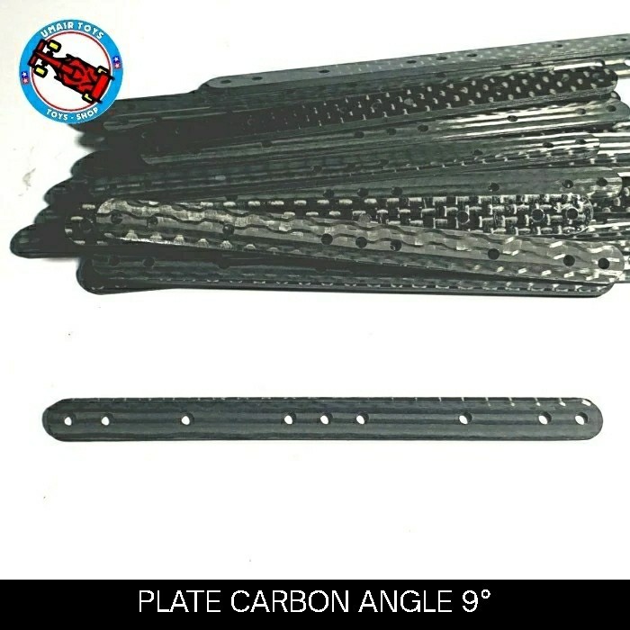 Rep Tamiya 15495 HG Carbon Stick องศา 9 ชิ้น / HG Carbon Plate Angle 9 ชิ้น / หน่วย