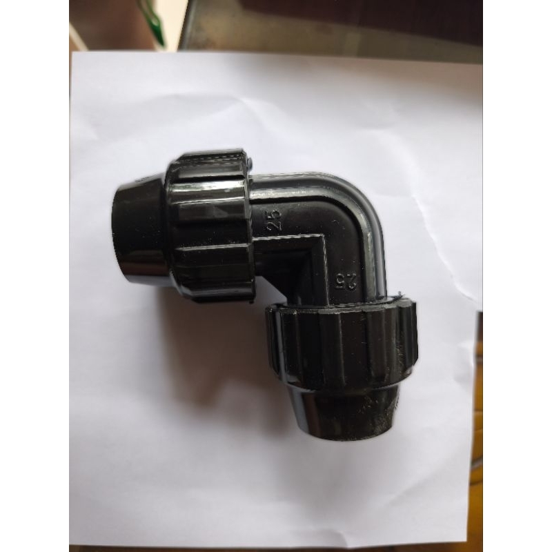 ข้องอ HDPE 3/4 นิ้ว (การบีบอัด)