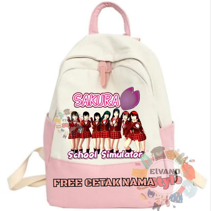 กระเป๋าเป้เด็กผู้หญิง Sakura School Simulator