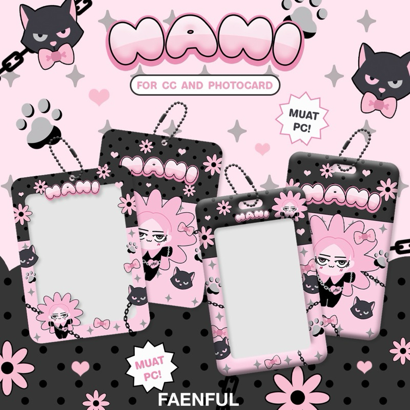 [CAHOL FITS CC และ PC] Nani Hirunkit Neona Smyle SkyNani Cardholder Photocard Collectible Card gmmtv