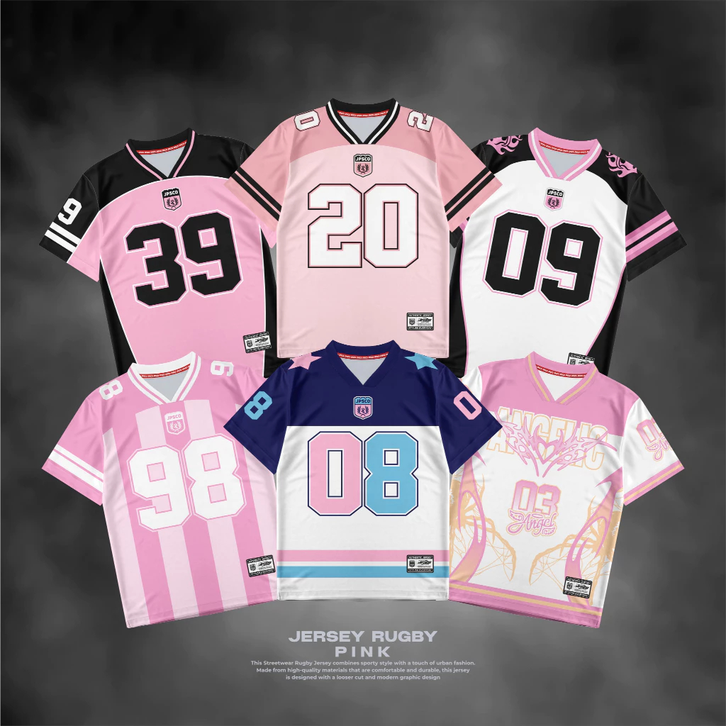 JESYC Jersey Streetwear Number Jersey Retro / Rugby Jersey / Hockey Jersey / Vintage / NFL / Ball